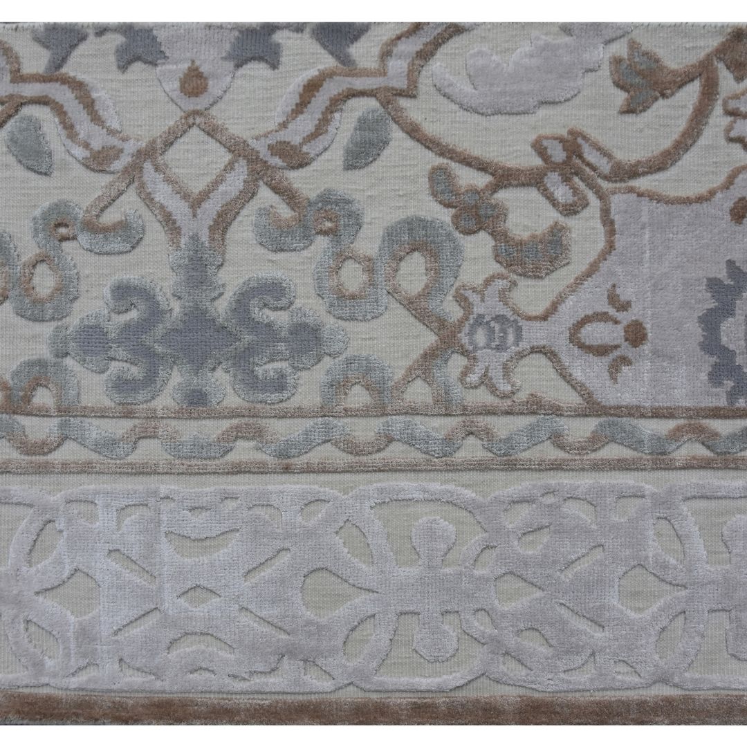 Hand Knotted Woollen and Viscose - HK-07