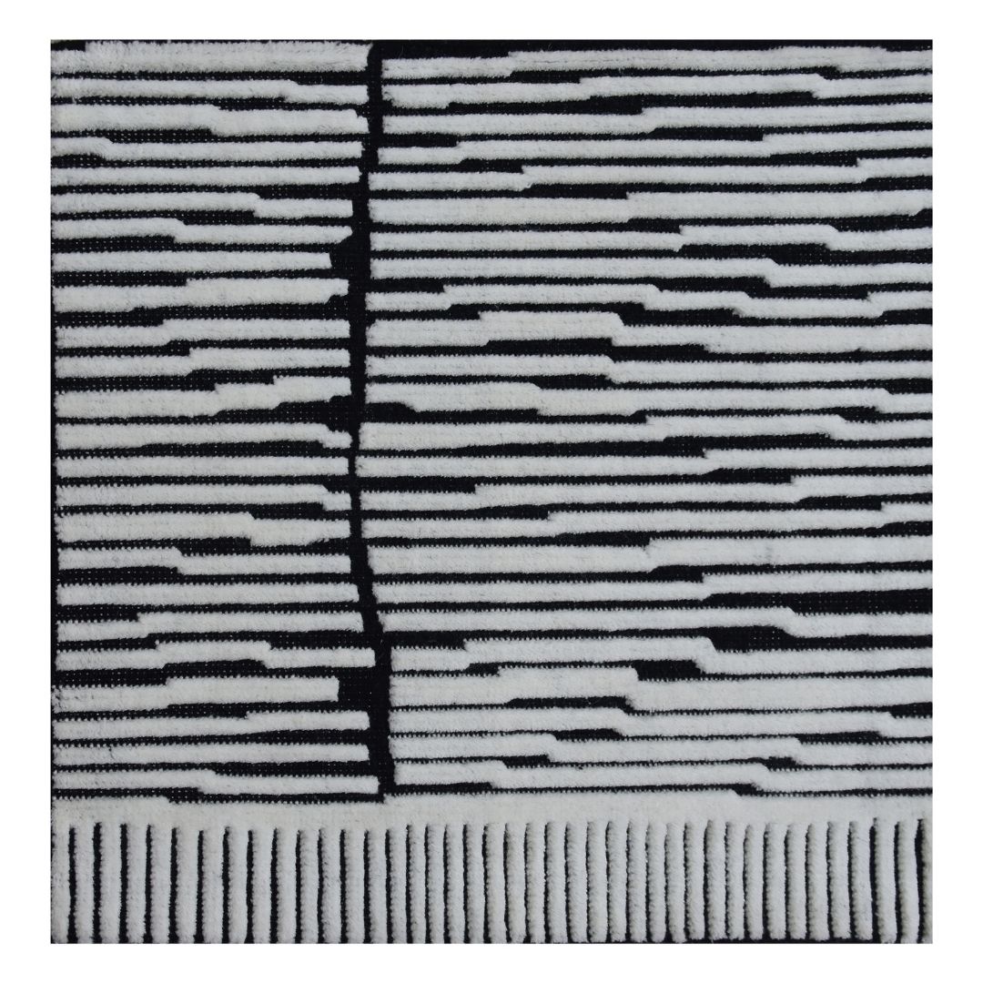 Hand Knotted Woollen and Viscose - HK-14