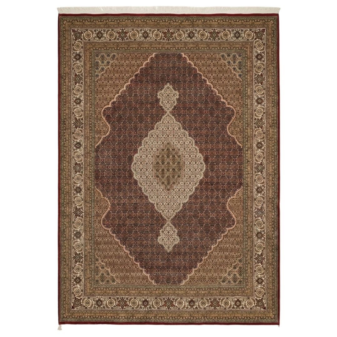 Hand Knotted Woollen and Viscose - MAHI BIZAR-1