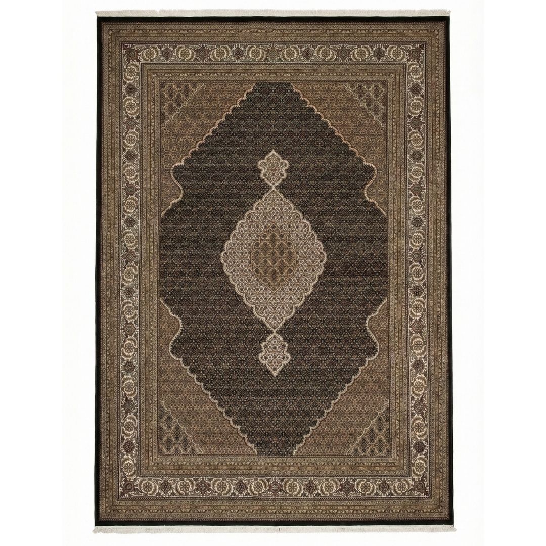 Hand Knotted Woollen and Viscose - MAHI BIZAR-16