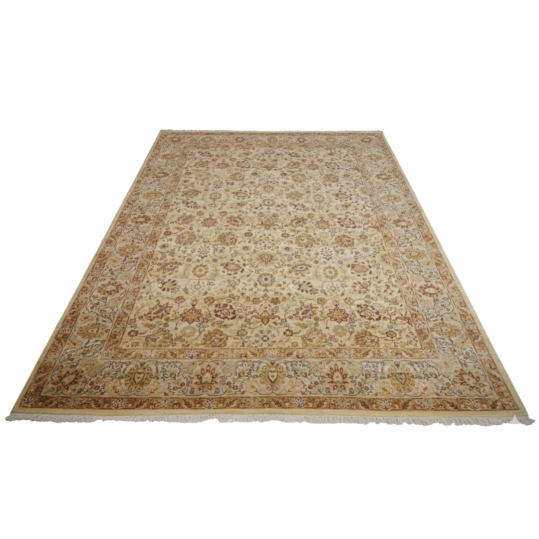 Hand Knotted Woollen and Viscose - MAN-6010-Manish