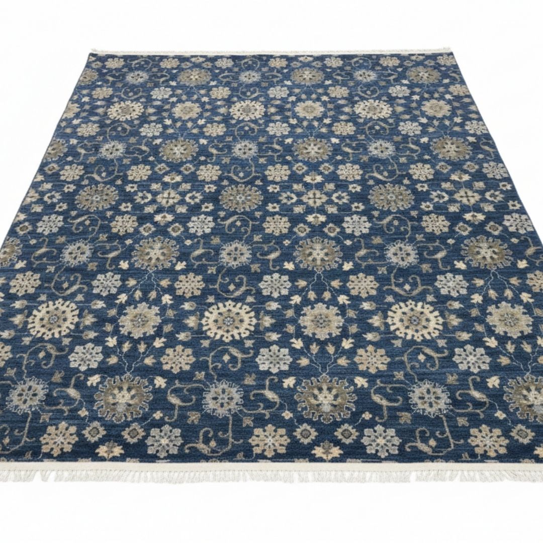 Hand Knotted Woollen and Viscose - MAN-6015-Manish
