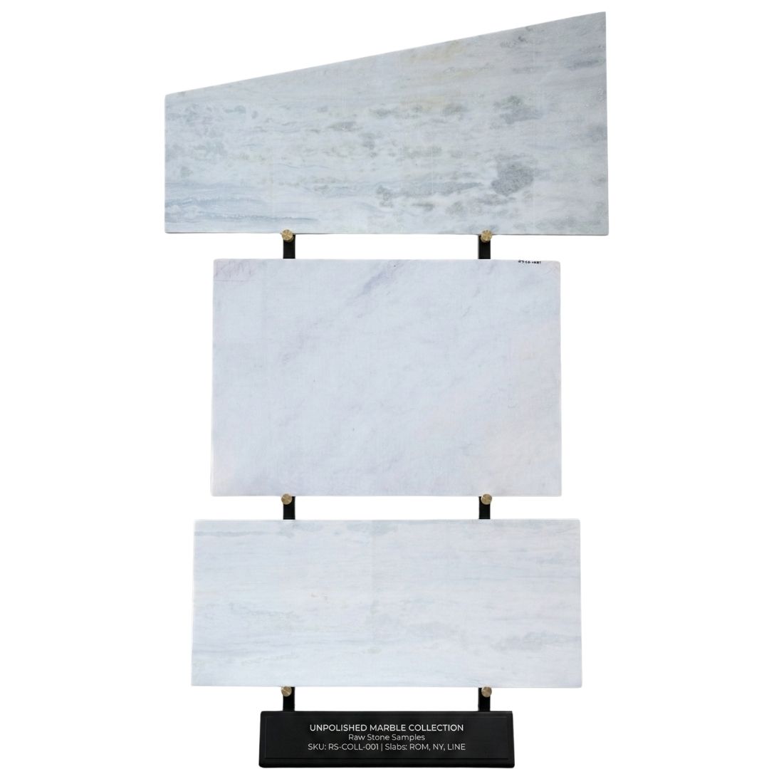 Unpolished White Marble