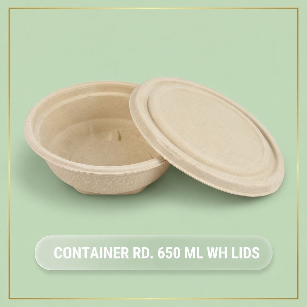 Round Container With Lids image 4