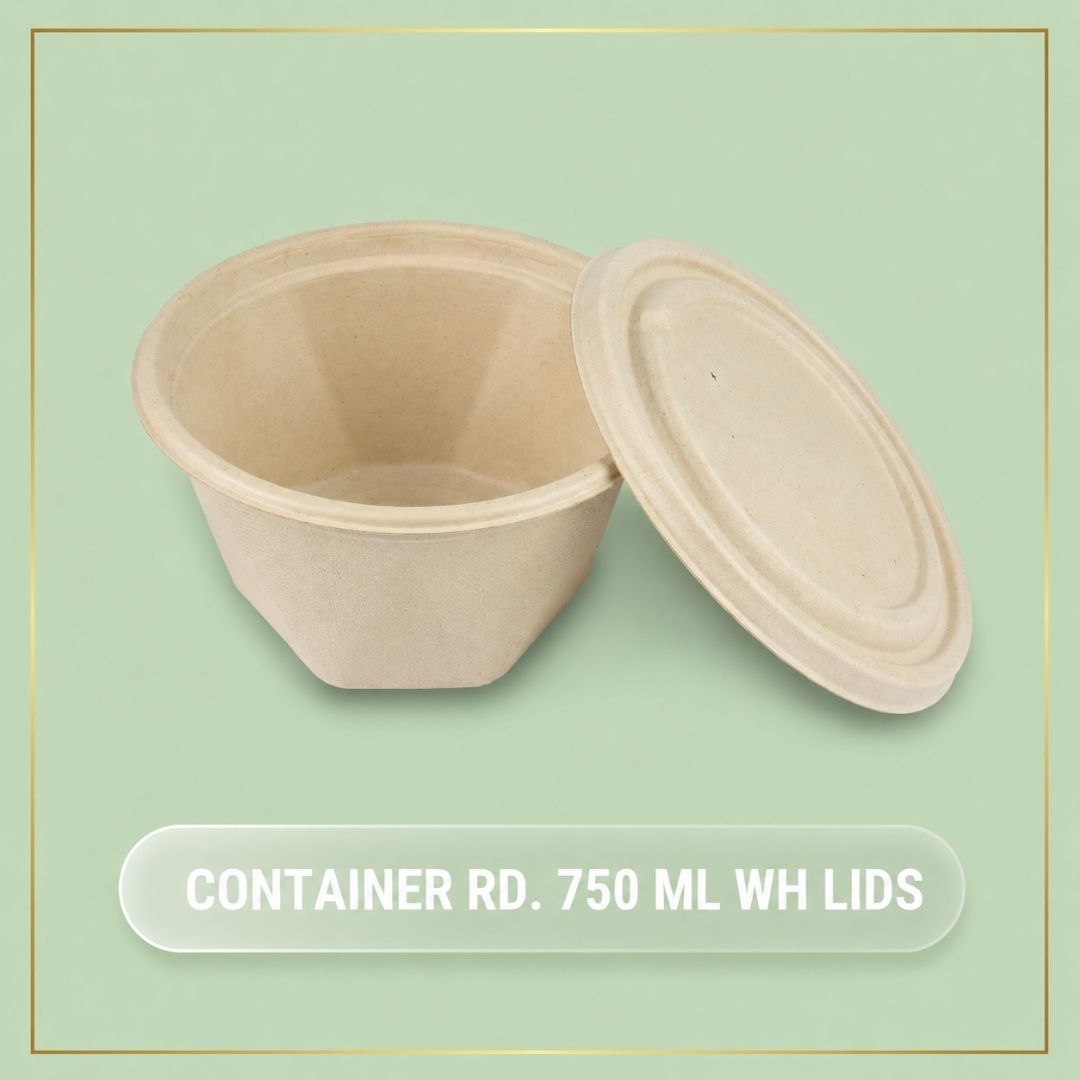 Round Container With Lids image 3