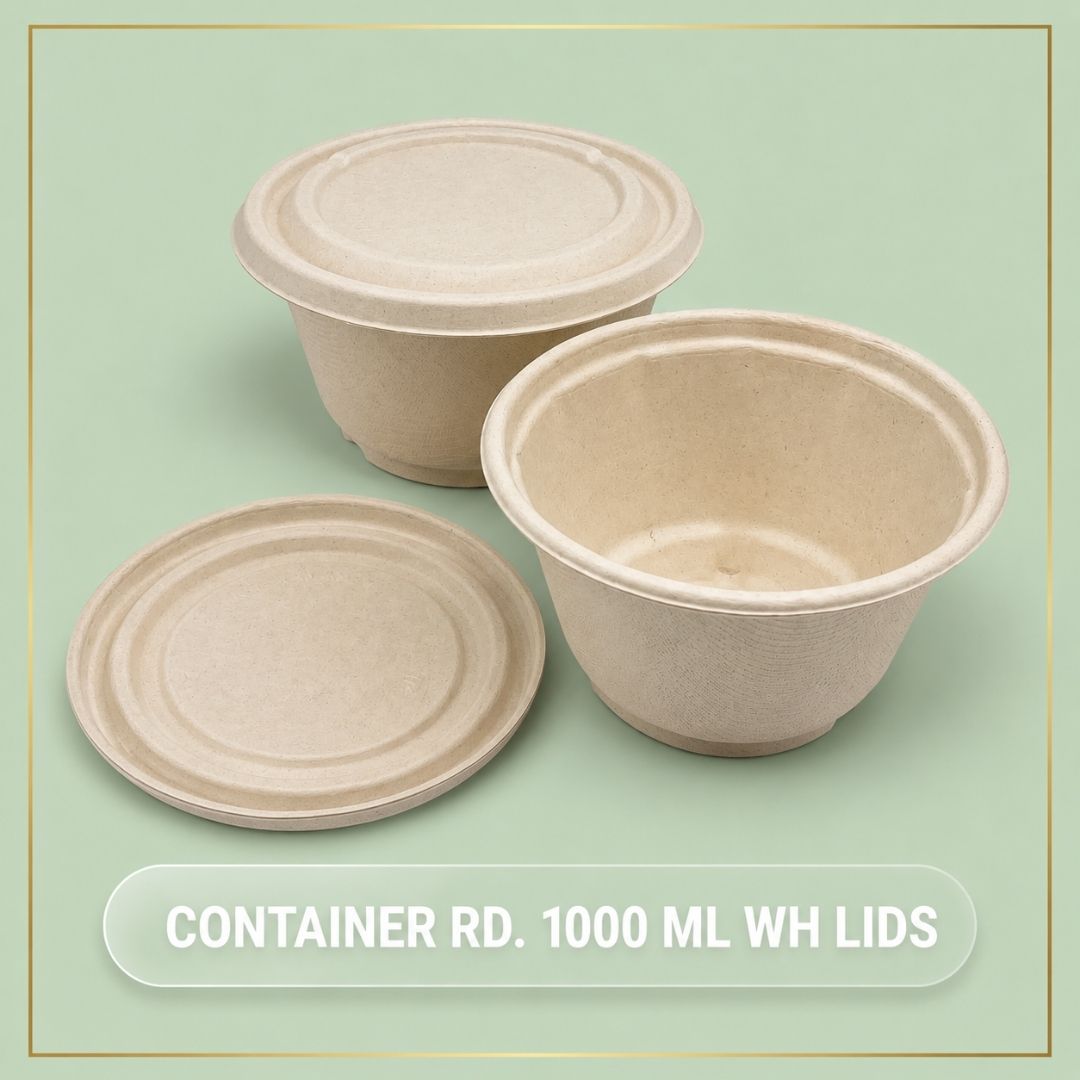 Round Container With Lids image 2