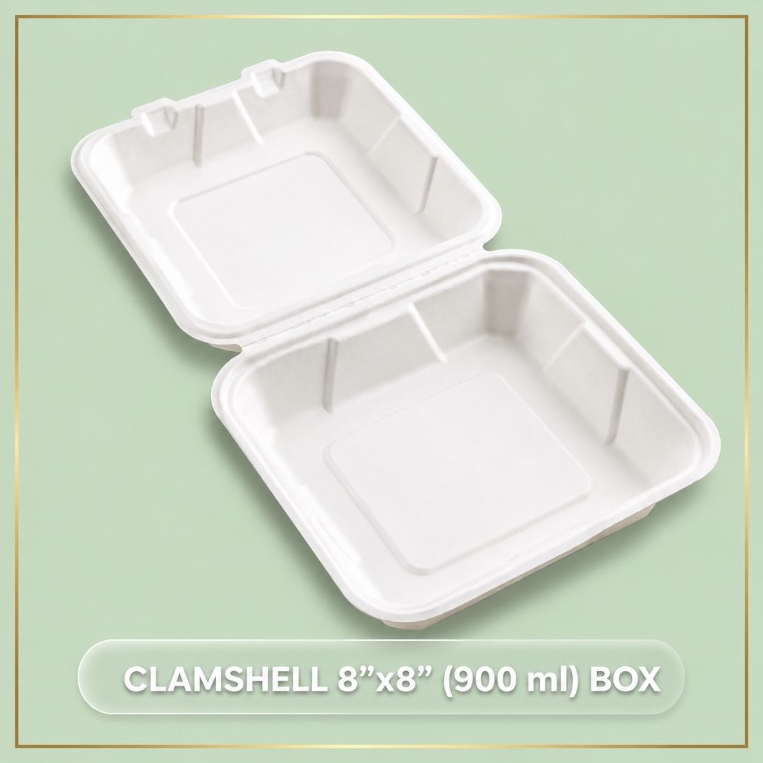 Plain Clamshell Box with Lid image 2