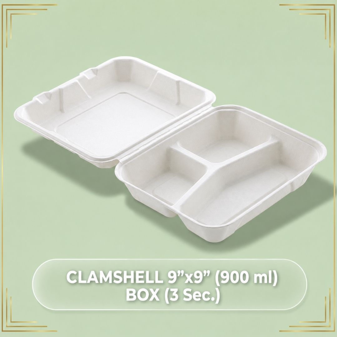 Clamshell With Section Box With Lid image 3