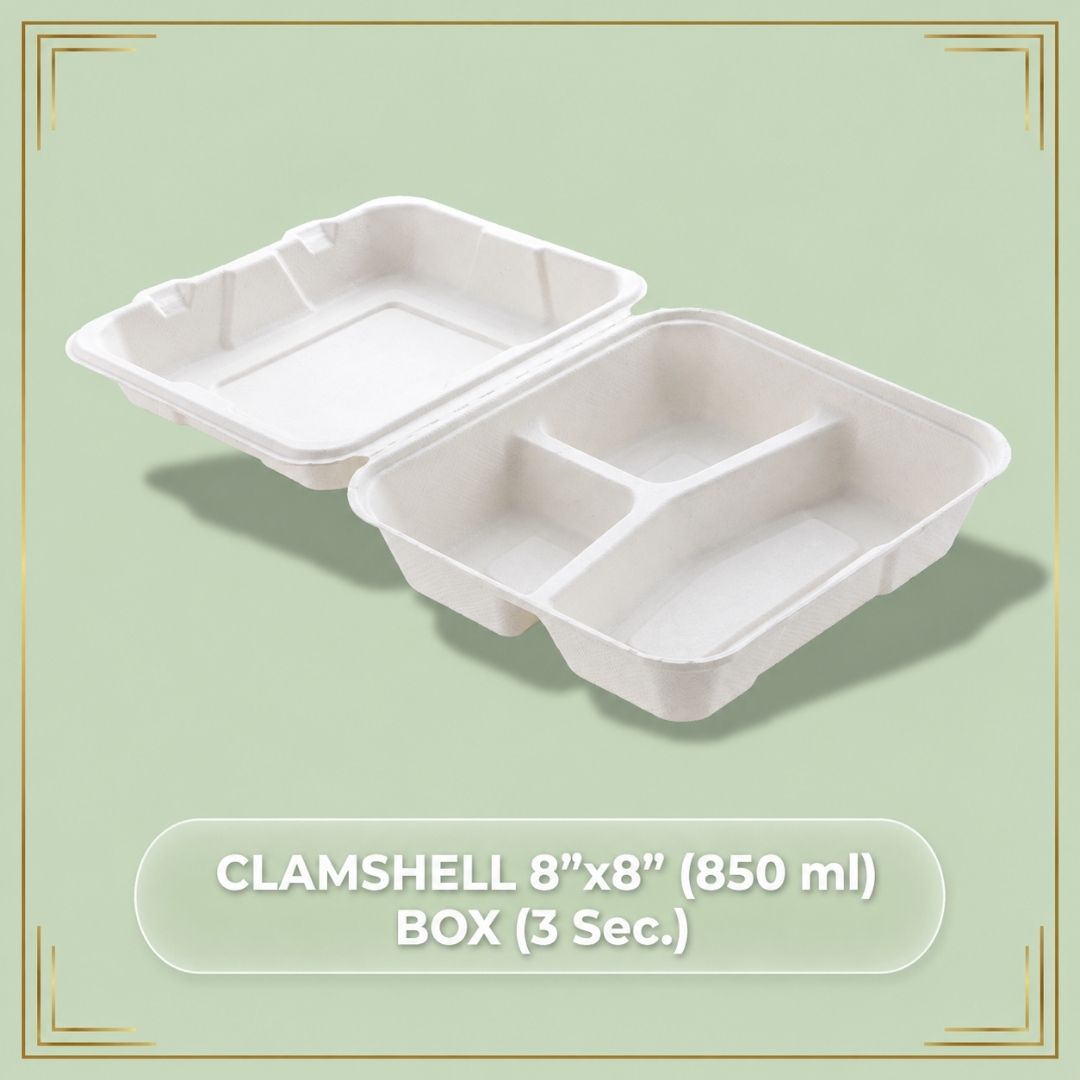 Clamshell With Section Box With Lid image 2
