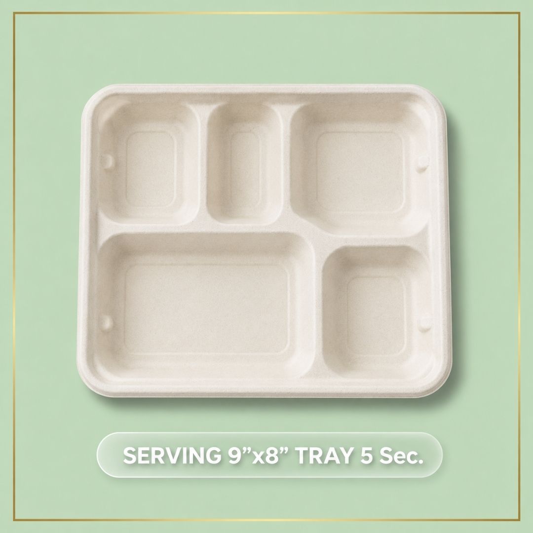 Tray Serving Without Lid