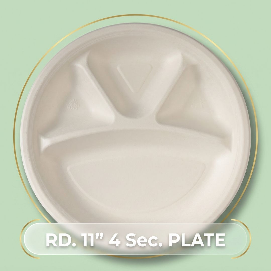 Round Plates With Sections