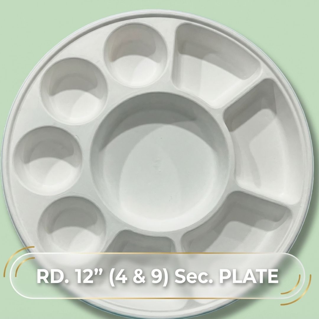 Round Plates With Sections image 2