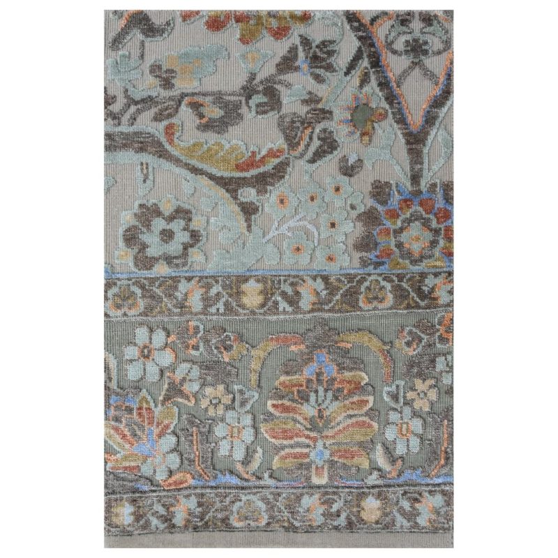 Hand knotted woollen and Viscose