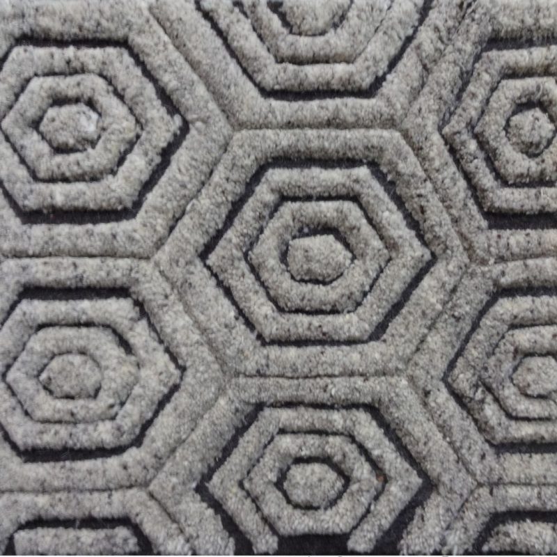 Hand knotted woollen and Viscose