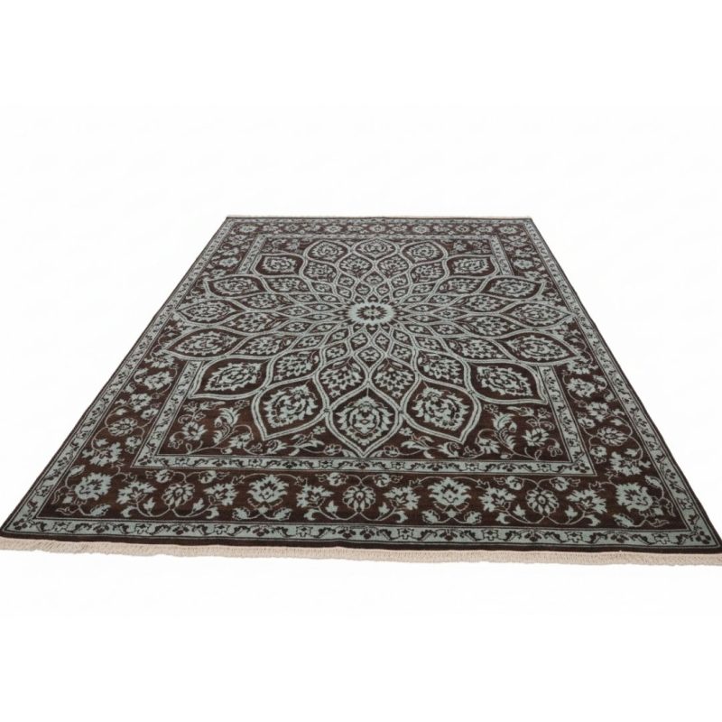 Hand knotted woollen and Viscose